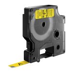 Dymo D1 Black On Yell 9mm X7m Tape (S0720730)