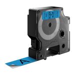 Dymo D1 Black On Blue 19mmx7m Tape (S0720860)