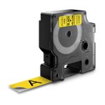 Dymo D1 Black On Yell 19mmx7m Tape (S0720880)