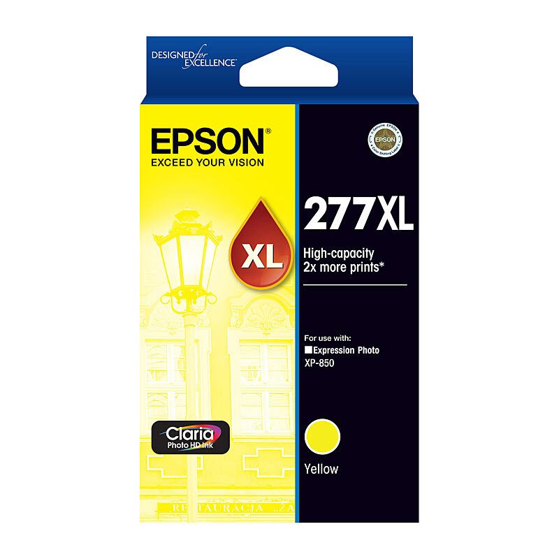 EPSON 277XL HIGH CAPACITY CLARIA PHOTO HD YELLOW INK - XP-970 - Image 2