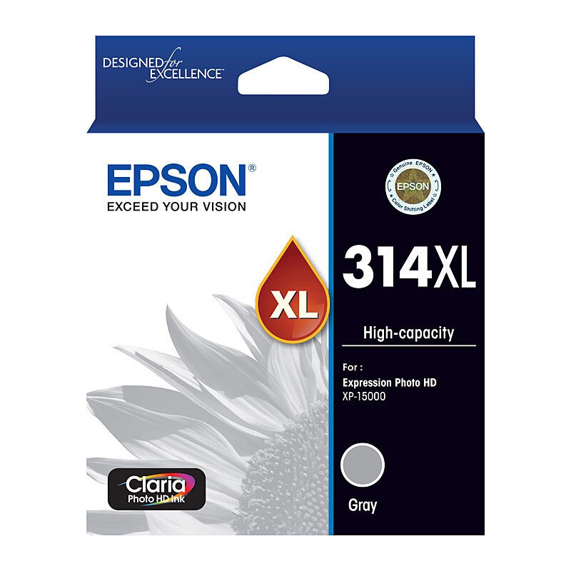 EPSON 314XL GRAY INK CLARIA PHOTO HD - EXPRESSION PHOTO XP-15000 - Image 2