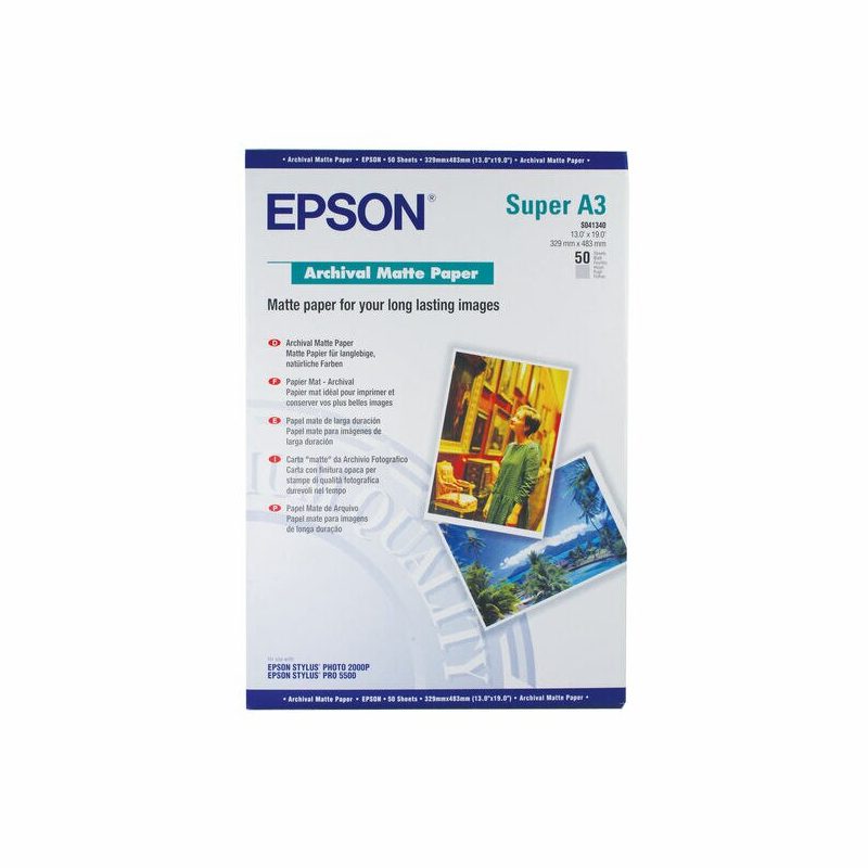 EPSON ARCHIVAL MATTE PAPER A3+ 189GSM 50 SHEET - Image 2