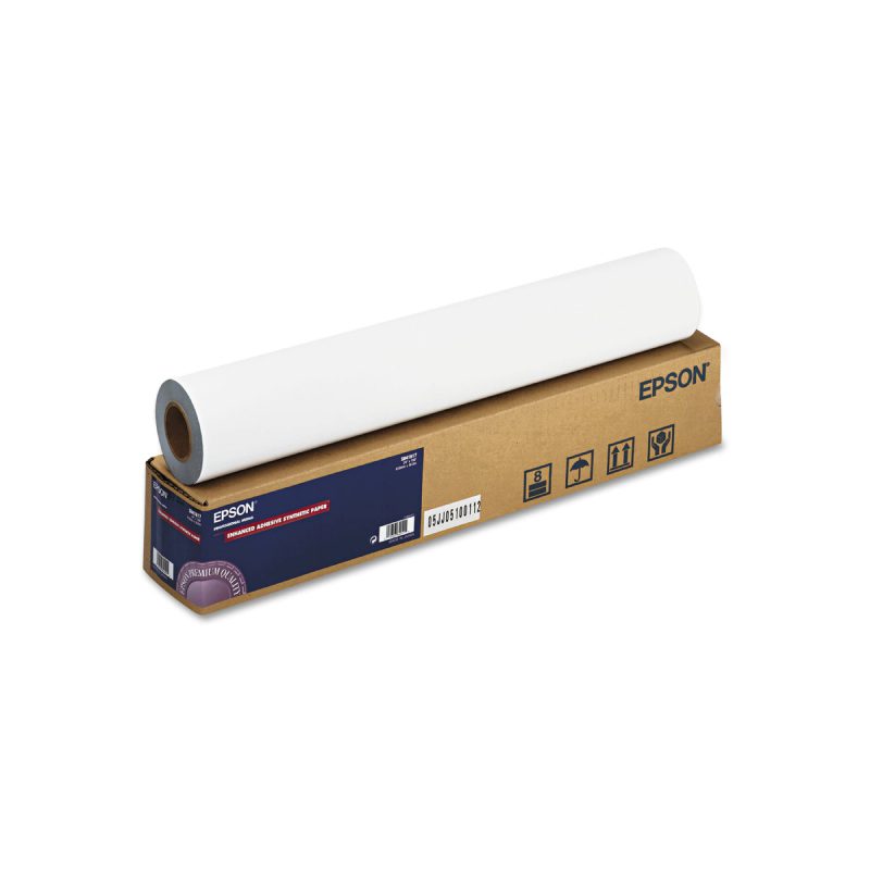 EPSON DISPLAY PAPER ENHANCED SYNTHETIC ADHESIVE 135G/M 24" X 30.5M - Image 2