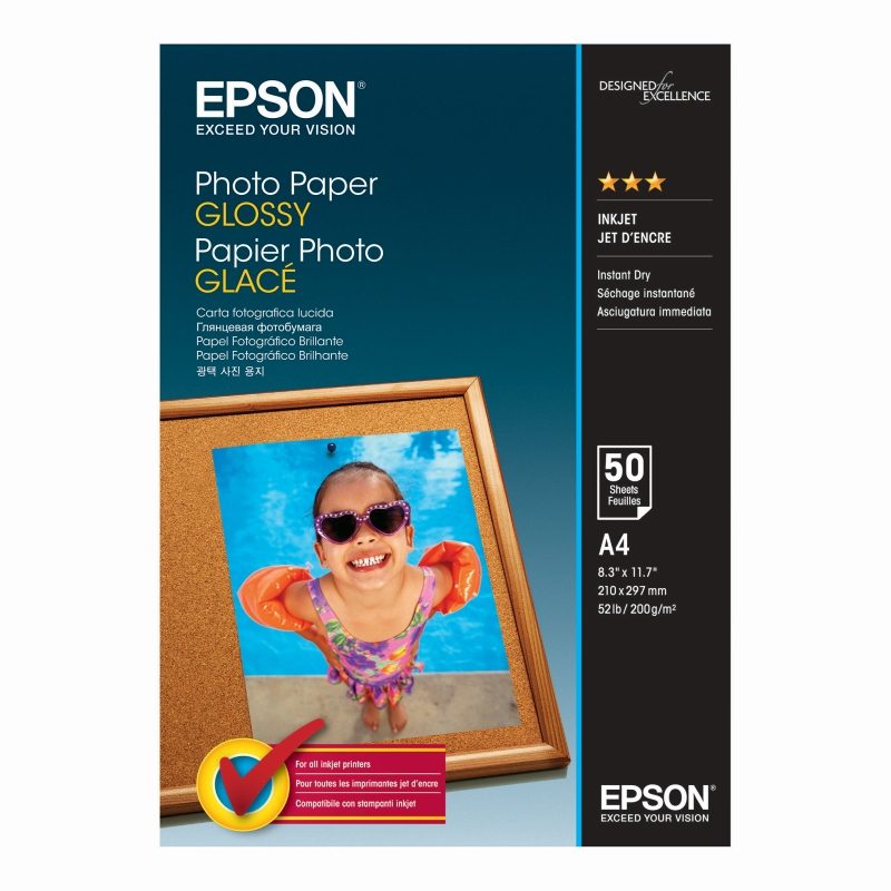 EPSON PHOTO PAPER GLOSSY A4 200GSM 50 SHEET - Image 2