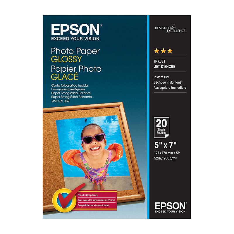 EPSON PHOTO PAPER GLOSSY 5X7 200GSM 20 SHEET - Image 2