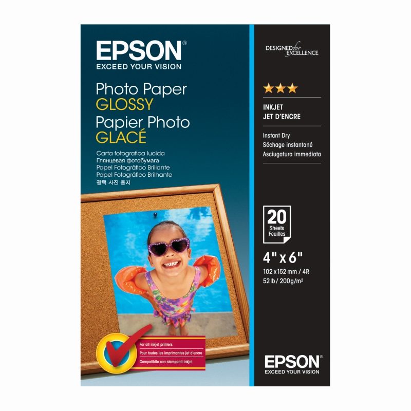 EPSON PHOTO PAPER GLOSSY 4X6 200GSM 20 SHEET - Image 2