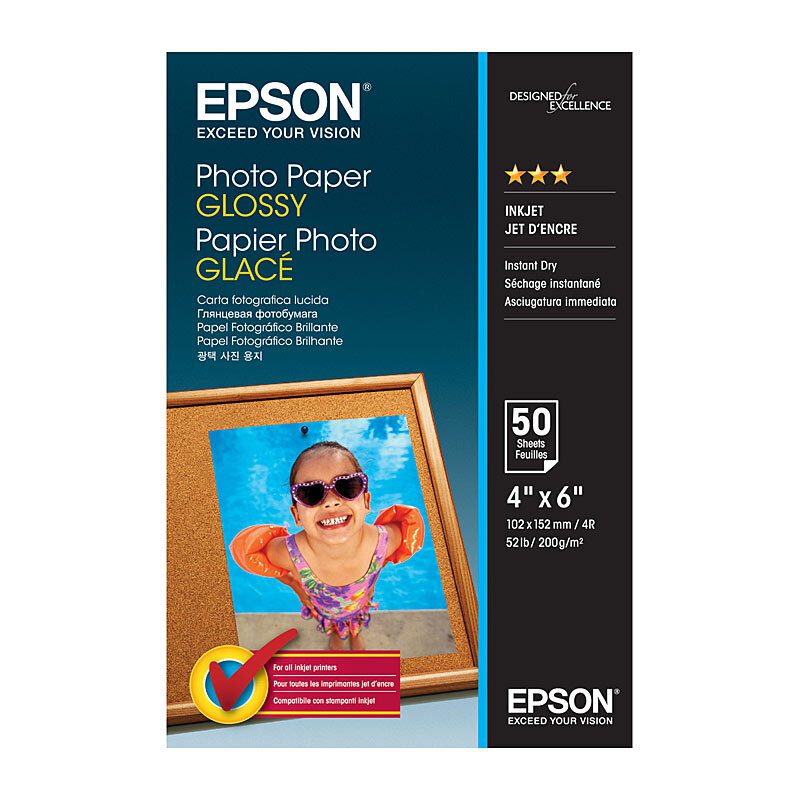 EPSON PHOTO PAPER GLOSSY 4X6 200GSM 50 SHEET - Image 2