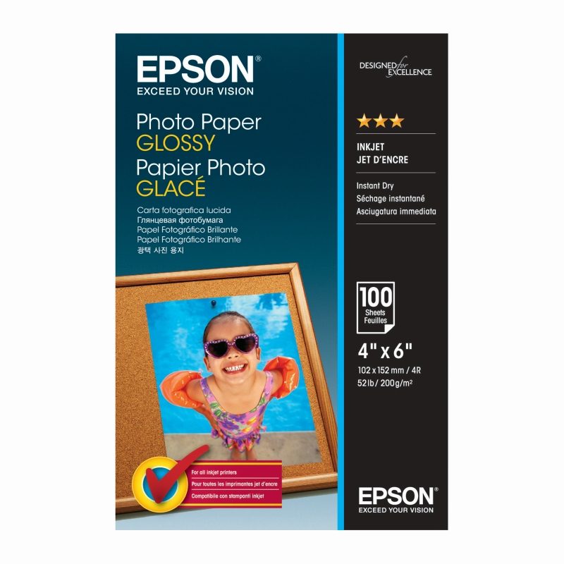 EPSON PHOTO PAPER GLOSSY 4X6 200GSM 100 SHEET - Image 2