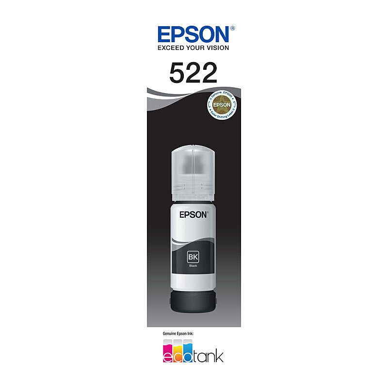 EPSON T522 BLACK INK BOTTLE FOR ECOTANK ET-2810,ET-1810,ET-4810 - Image 2
