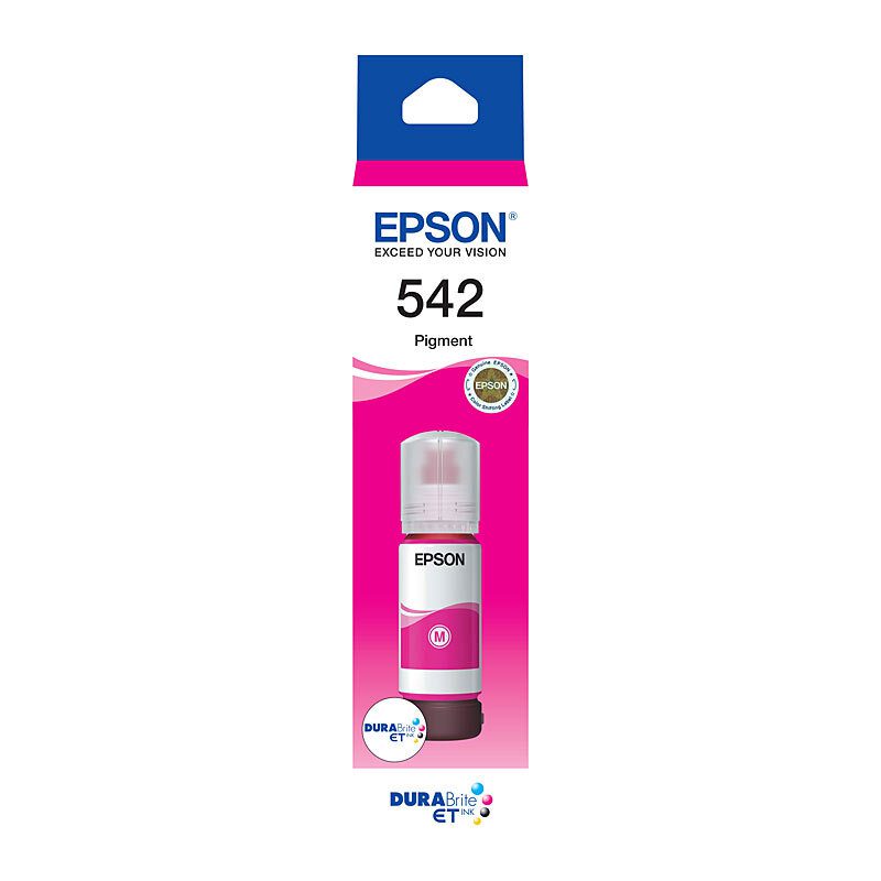 EPSON T542 DURABRITE ECOTANK MAGENTA INK FOR ECOTANK PRO ET-16600,ET-5800,ET-ET-5150 - Image 2