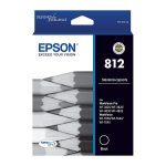 Epson 812 Standard Durabrite Ultra Black Ink – Wf-3820,wf-3825,wf-4830,wf-4835,wf-7830,wf-7840 (C13T05D192)