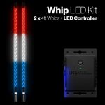 EcoXGear Whip 4ft 2pk + Con (SEI-LEDZ4WHP4X2AU)