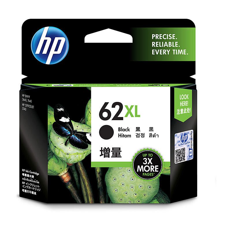 62XL BLACK INK CART C2P05AA - Image 2