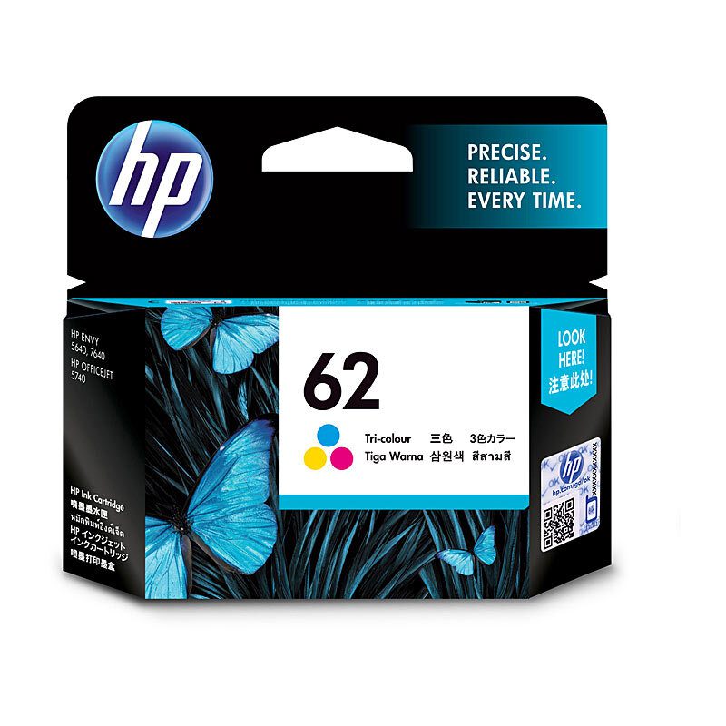 62 TRI-COLOR INK CART C2P06AA - Image 2