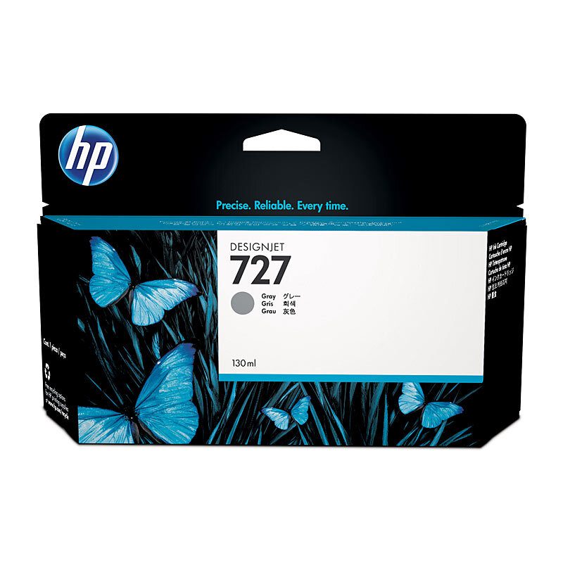 HP 727B 130ML GRAY DESIGNJET INK - T920 / T930 / T1500 / T1530 / T2500 / T2530 - Image 2