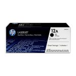 HP 12a Black Twin-p Laserjet Toner Cartridge (Q2612AD)