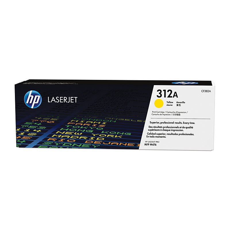 312A YELLOW LJ TONER CART CF382A - Image 2