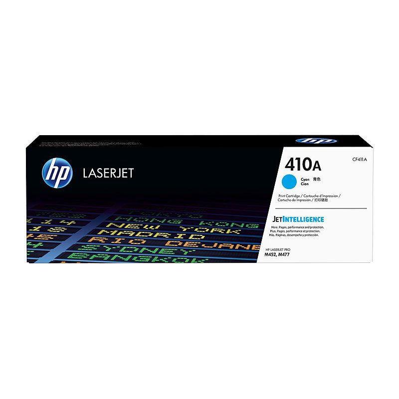 410A CYAN LASERJET TONER CART CF411A - Image 2