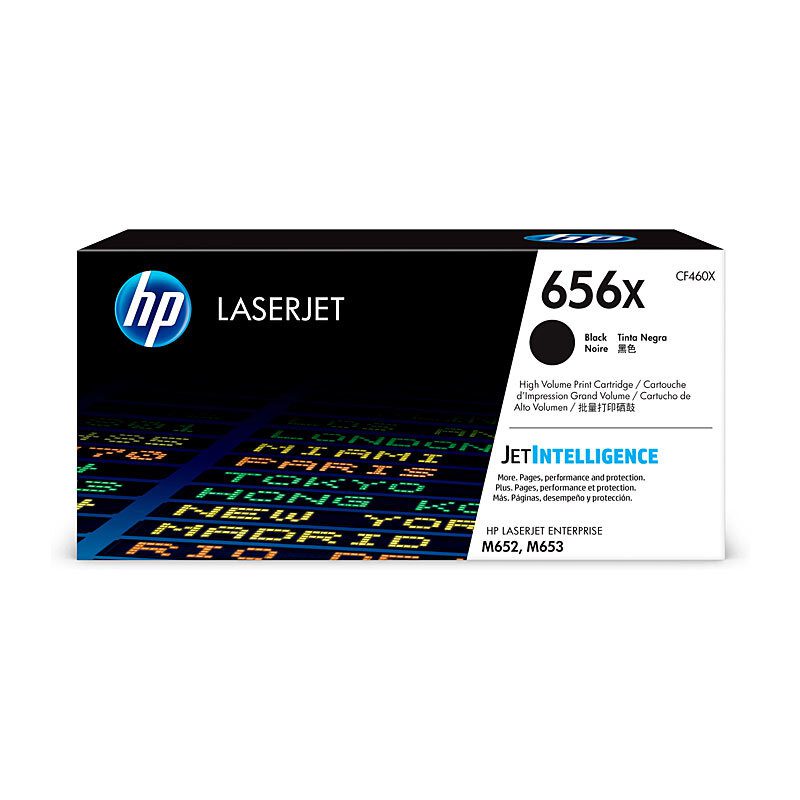 656X Black LaserJet Toner Cartridge - Image 2