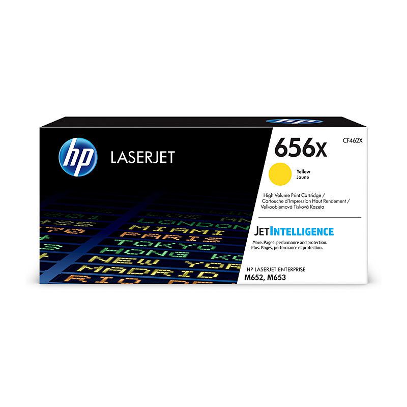 656X Yellow LaserJet Toner Cartridge - Image 2