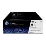 HP 78a Black Twin-p Laserjet Toner Cartridge (CE278AD)