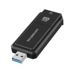 Simplecom NW812v2 AX5400 Tri-Band WiFi 6E USB Adapter, USB 3.2, AX5400, 2.4/5/6GHz, up to 2402Mbps, MU-MIMO, OFDMA, WPA3, foldable antenna