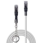 Lindy 0.5m Locking Cable Grey (47601)