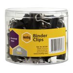 Mbg Binder Clips Ast Sze Tub60