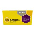 Mbg Staples No. 26/6 5000Bx