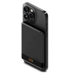 Cygnett Magslim 5k Magnetic Wireless Power Bank – Black (), Magsafe Compatible,slim And Sleek, Modern Display, 2 Years Warranty (CY5092PBCHE)