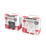 Monster 2-port+usb Surge Black (MT-FPDSU700B)