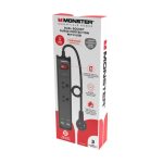 Monster 2-port Surge+usb Black (MT-FPU30WB)