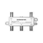 Monster Coax 4 Way Splitter (MTRF4SPLIT)