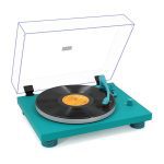 Monster Vinyl Turntable Green (MT-TT249G)