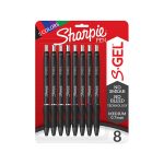 Sharpie Gel 0.7mm Bus Asst Pk8