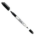 Sharpie Marker Twintip Black Bx6 (32101PP)