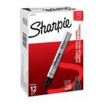Sharpie Sh Metl Permmarker Ct Black Bx12 (S20093051)