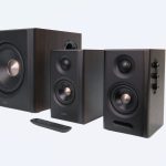Edifier S355DB Tri-amped 2.1 speaker with high-fidelity sound and versatile connectivity -WALNUT