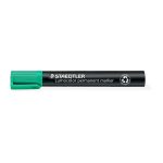 Staedtler St Lumo Permmarkr Blt Grn Bx10 (352-5)