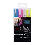 uni Chalk Mrkr Bullet Asst Pk4