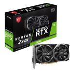 MSI nVidia Geforce RTX 3050 VENTUS 2X XS 8G OC Video Card, 1807 MHz Boost Clock, GDDR6, PCI-E 4.0, 3x DisplayPort 1.4a, 1x HDMI 2.1(NEW)