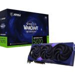 MSI Nvidia Geforce Rtx 5070 12g World Of Warcraft Midnight Void Edition Oc, 6144 Cuda, 12gb Gddr7, 28gbps, 192-bit, 2610mhz, Pcie 5, 250w (GeForce RTX 5070 12G WWMVED)