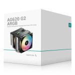 DeepCool AG620 ARGB G2 Dual-Tower CPU Cooler 2x 120mm Fan 6 Copper Heat Pipes Intel LGA2066 2011-v3 2011 1700 1200 1151 1150 1155 AMD AM5 AM4