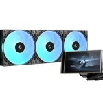 DeepCool LT360 VISION ARGB Liquid Cooler Ultrawide LCD Screen Adjustable Viewing Angle LGA1851LGA1700LGA1200LGA1151LGA1150LGA1155 AM5AM4