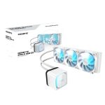 GIGABYTE EAGLE 360 ICE 360mm alu rad, 3x120mm ARGB fans 600-2000RPM, Intel 1851/1700/115X/1200 AMD AM5/AM4, copper pump 3200RPM, 400mm tube