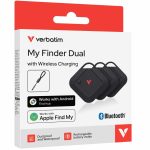 Verbatim Dual Wireless Tracking Tag 3pk Black (30210)