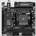 Gigabyte A520I AC AMD A520 Mini-ITX Ultra Durable Motherboard with Direct 6 Phases Digital VRM, Onboard Intel 802.11ac WIFI, PCIe 3.0 x4 M.2
