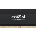 Crucial Pro 16GB (1x16GB) DDR5 UDIMM 6400MHz CL32 Black Heat Spreader Support Intel XMP AMD Ryzen Desktop PC Gaming Memory