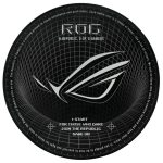 ASUS ROG Cosmic Mat II, floor mat, black, 87% rubber, 13% polyester, 117 cm length