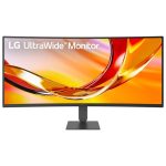 LG 34’, 34′ 3440×1440 Va 144hz 5ms 4000:1 300cd/m² 21:9 110ppi Srgb99% 1.07b 1800r Hdr10 Freesync Usb-c 65w Dp1.4 Hdmi2.0 X2 Tilt/height (34U620B-B)
